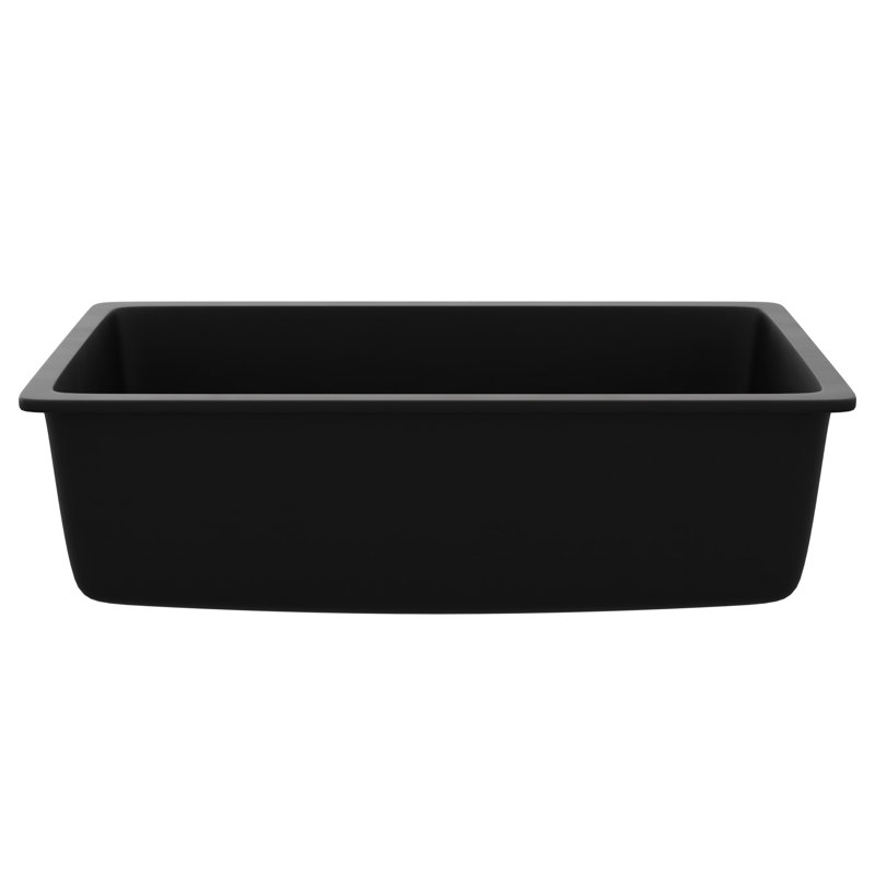 Évier de cuisine StoneCore à cuve de 76 cm (30 pouces) en noir