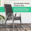 Chaise de salle à manger d'extérieur Caly-202552267