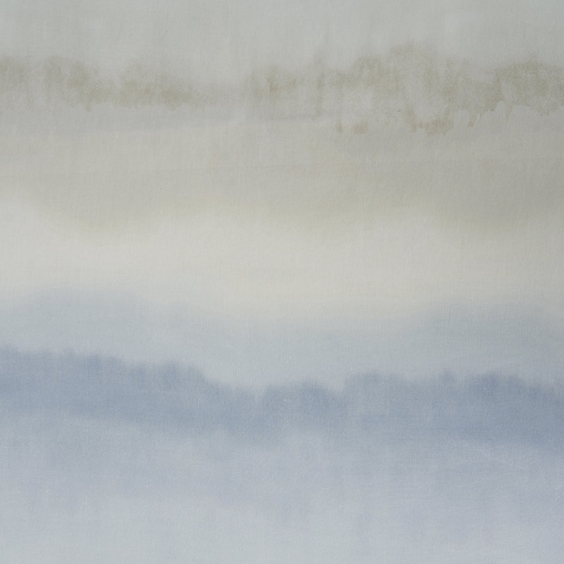 Orissa Panel Fabric, Blue/Natural