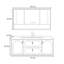 Armoire de salle de bain simple et moderne
