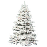 Alandis Vickerman Flocked Alaskan Artificial Christmas Tree
