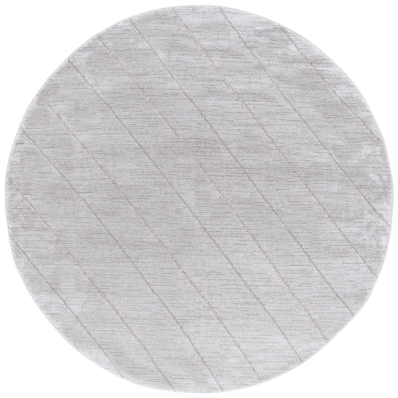 Allarna Performance Abstract Rug, Round 6'7"