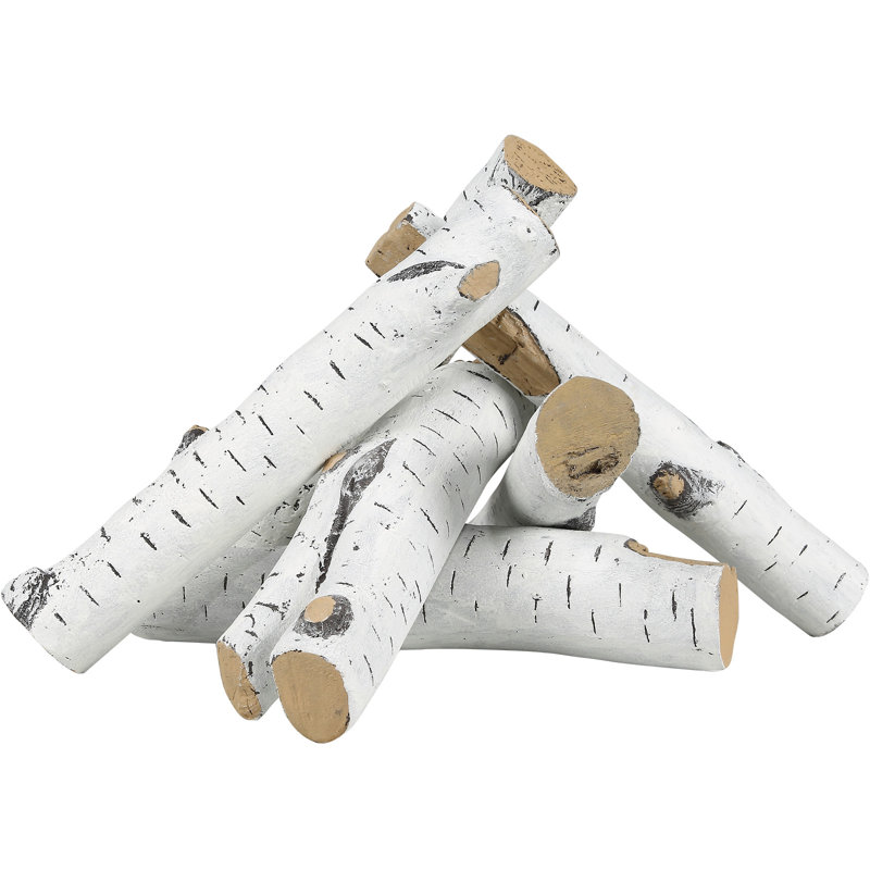 Bûches décoratives en bois