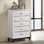 Ensemble de chambre à coucher standard 5 pièces Burrigan-902514326