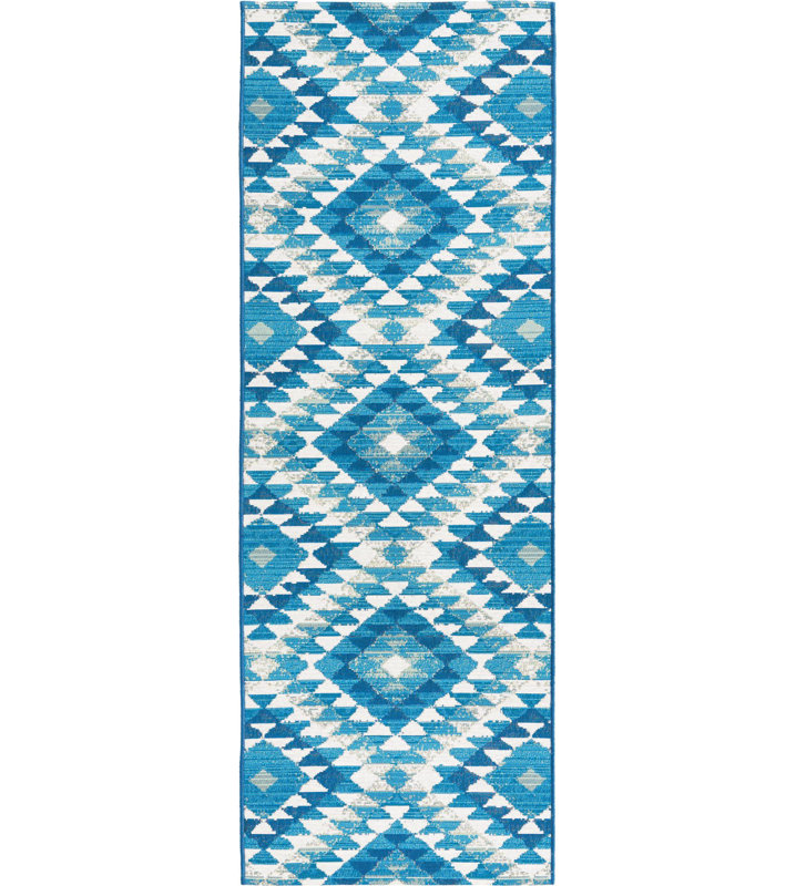 Outdoor Concord Area Rug Sky Color, Runner 2' x 6'