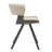 Hozaifa Upholstered Dining Chair With Curved Open-Back Design And Powder-Coated Iron Legs Twedt Collection-1130399067-1117490820