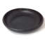 Ancienne batterie de cuisine, plaque ronde en argile de service Chamba, petite, 9 po