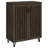 Brixton 2-Door Slatted Shoe Storage Cabinet with 5 Shelves, Smoked Oak-1565187516