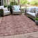 Machine Washable Indoor/Outdoor Xhevrie Blush Rug