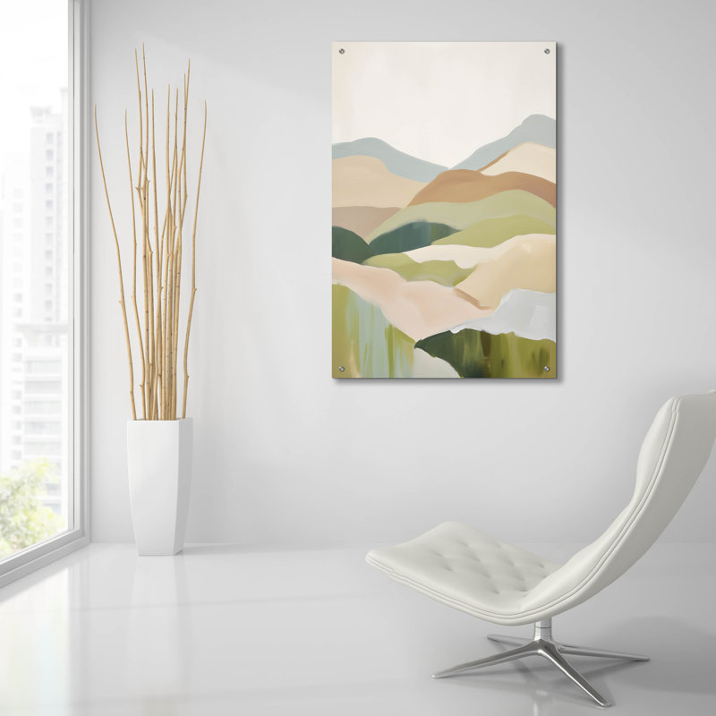 «Abstract Mountain 2» par Petals Prints Design, H 36 po x l 24 po x P 0,2 po
