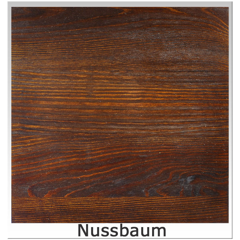 Pine Solid Wood Dining Table, Dark brown