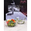 Bols de service en acrylique Palm Tree, petits bols en plastique incassables pour la soupe, la salade, les céréales et les collations, sans BPA