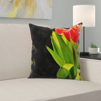 Coussin de tulipes