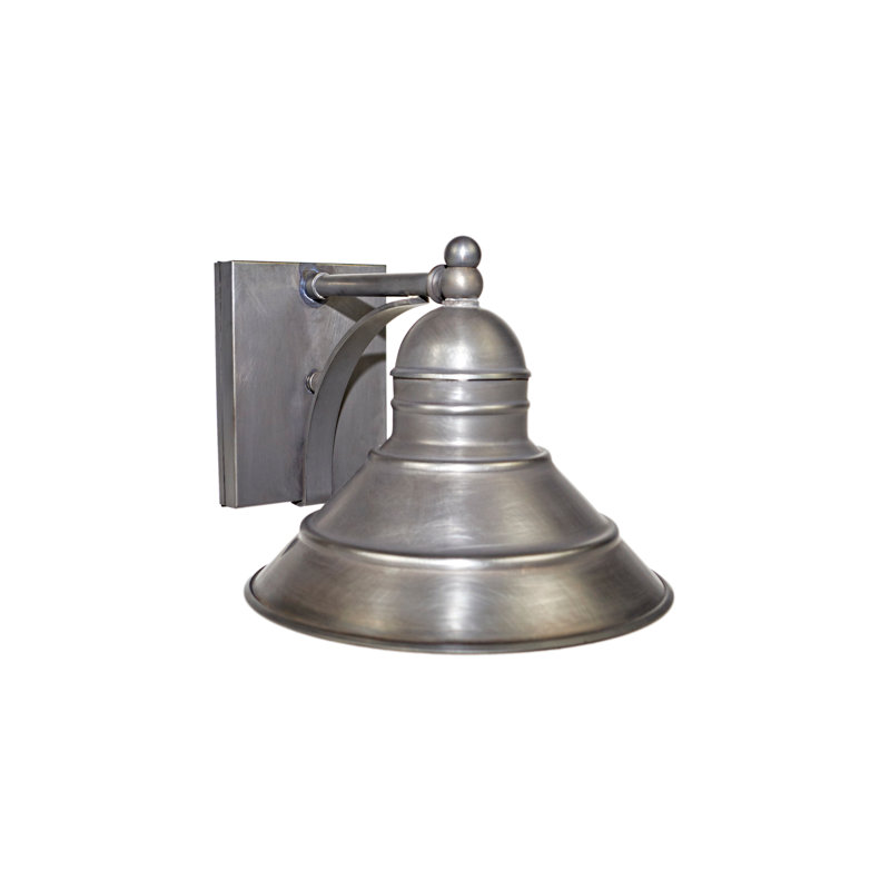 Prise moyenne en laiton foncé à base grange moyenne, Laiton foncé, H 10,75 po x l 14 po x P 14 po