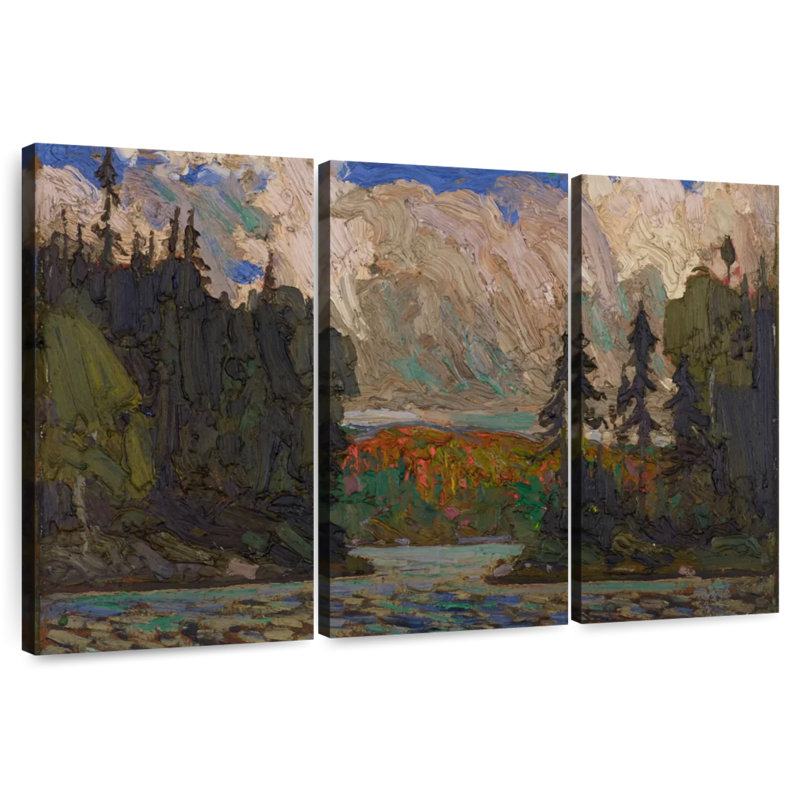 Épinette noire Alvord en automne, H 32 po x l 50 po