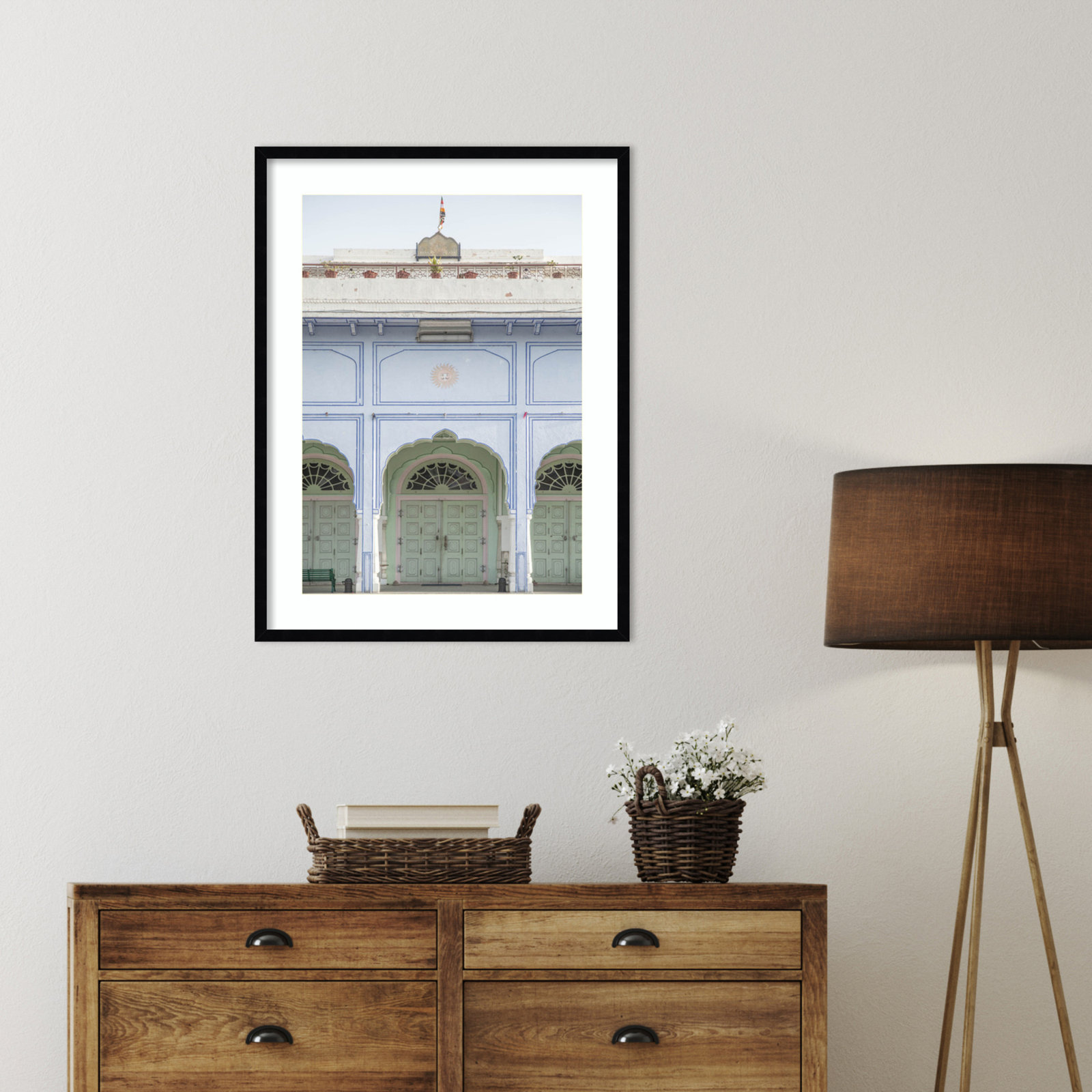 Sunshine Palace Print by Shot by Clint, Black, 33" H x 25" W