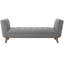 Banc d'appoint en tissu capitonné Haven Modway-1025054637