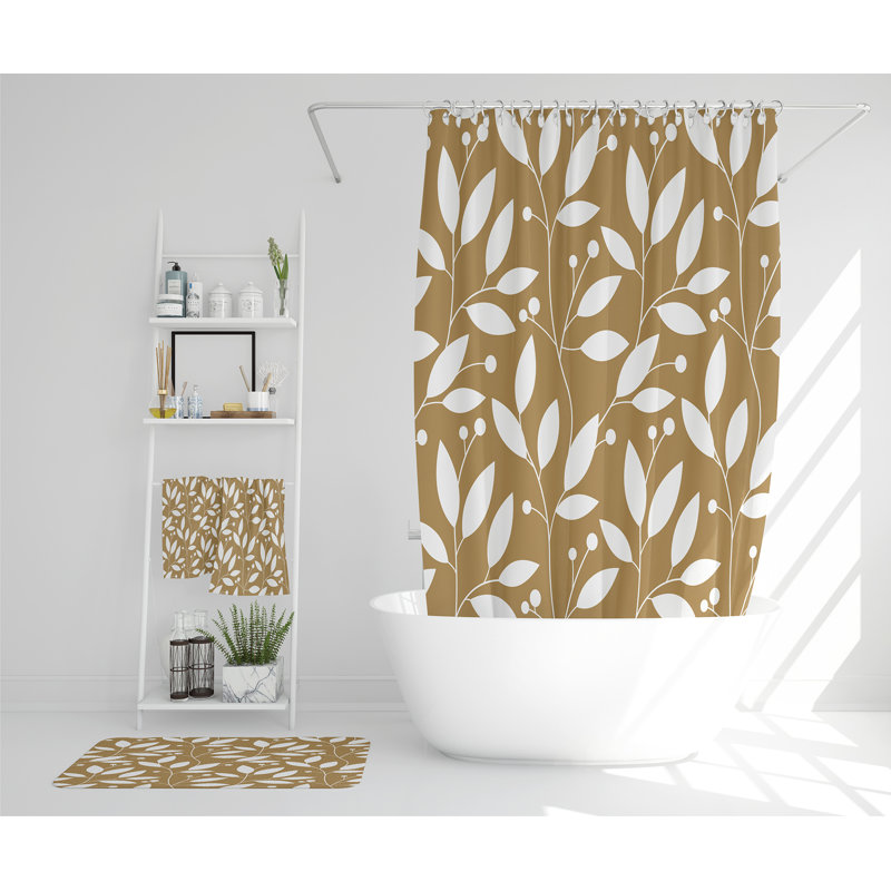 Nekeysha Polyester Shower Curtain Set