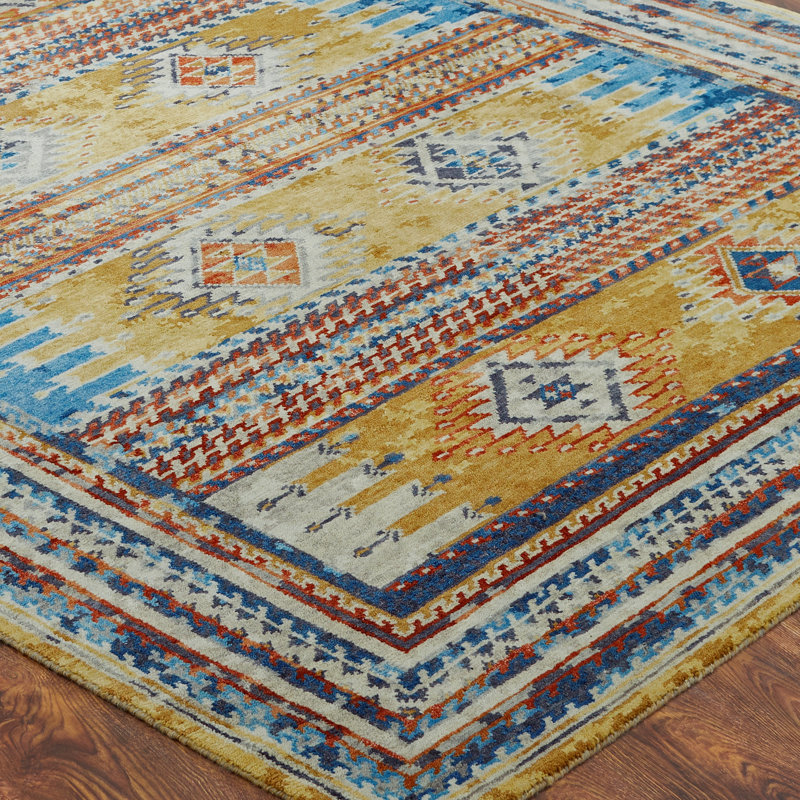 Mesa Mirage Hand Knotted Area Rug, Rectangle 10' x 14'