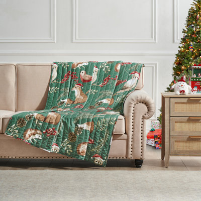 Willow Reversible Quilted Throw