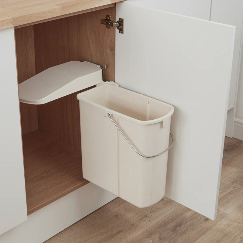 Klassikline Slim 19L Bin, White