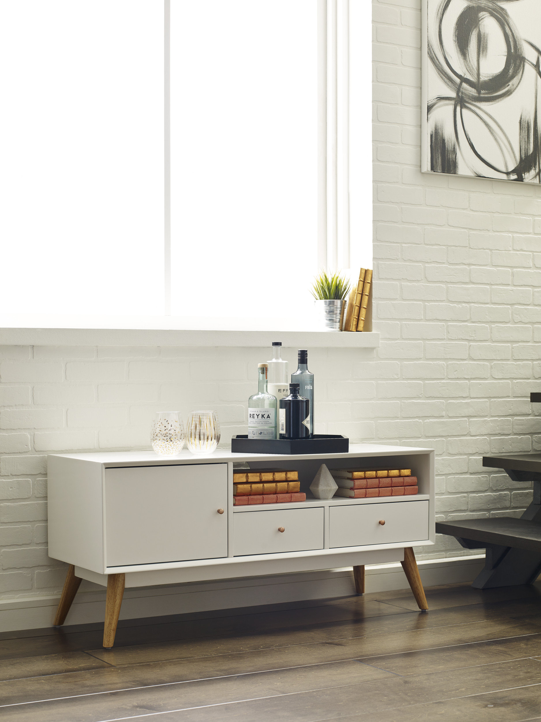 Elle Decor Adore Decor Lilou Media Console up to 50" Wayfair