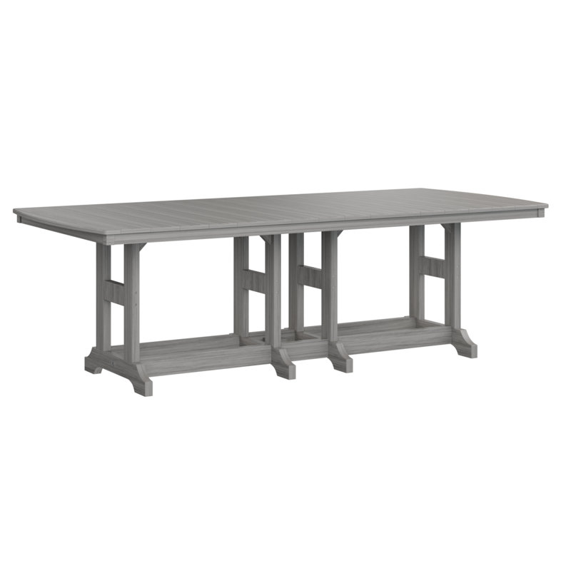 Table de salle à manger à hauteur de comptoir 96 po Berlin Classic Garden Classic, H 35,5 po x l 96 po x P 44 po