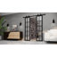 Metal Frame With Glass Barn Door