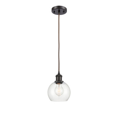 Luminaire suspendu sphérique 1 lumière Roxane