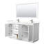 Meuble-lavabo double autoportant 66 po avec plateau en quartz 66 po-92724061-97987031-97987032