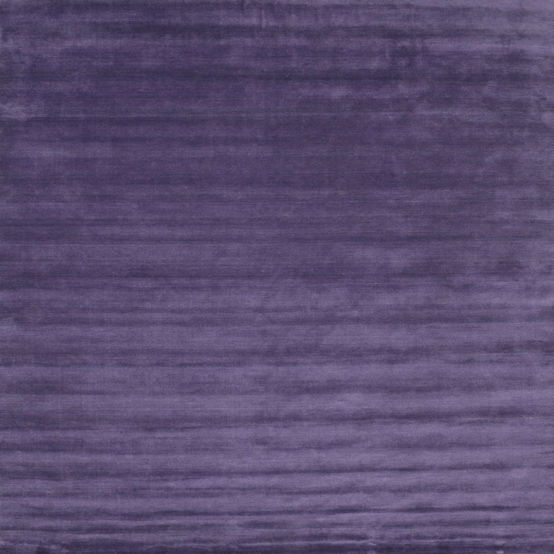 Tapis de zone mauve contemporaine, Carré 3 pi