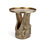 Brass Alligator Head Side Table