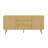 Sideboard Drawers Buffet Cabinet with Groove Design and Metal Legs, Storage Cabinet for Living Room, Dining Room, and Entryway, Effortless Assembly-440008647-453386501