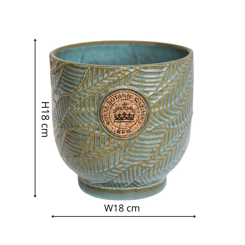 Ceramic Pot Planter, Green