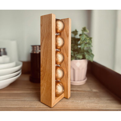Support capsules de café en bois, Nespresso Vertuo