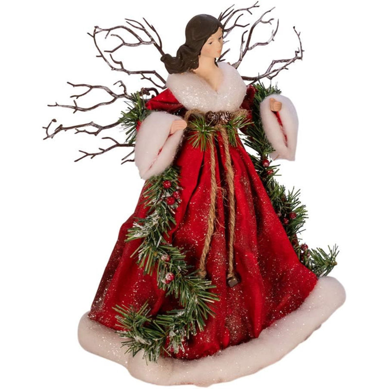 Fabric Mache Angel Tree Topper