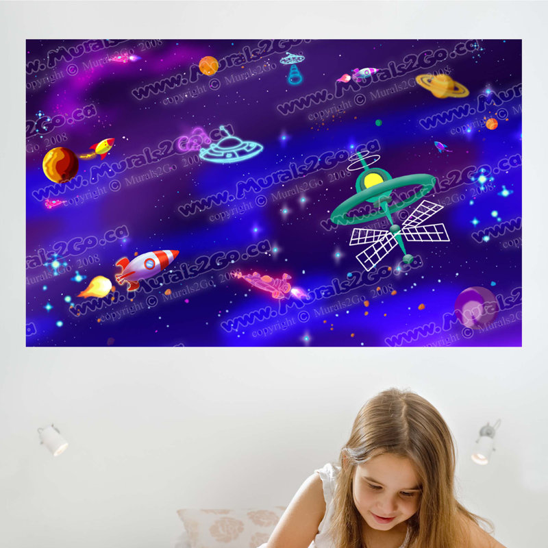 Astrology & Stars Non-Wall Damaging Wall Decal, 37" H x 60" W