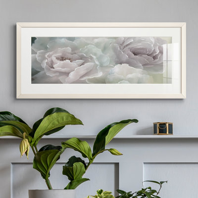 Peinture sur papier encadrée