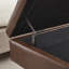 Banc rembourré en similicuir avec 4 pieds-604296615