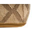 Najera 50 cm W Jute Square Geometric Pouffe