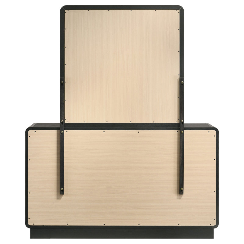 Commode 6 tiroirs avec miroir Burton