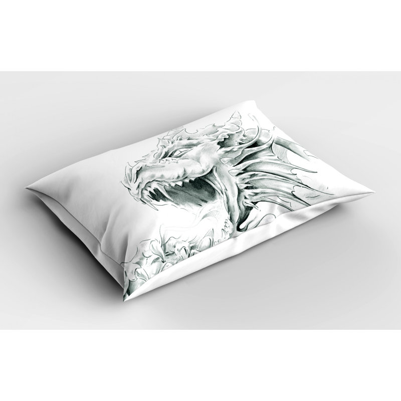 Dragon Polyester Sham Set, Twin