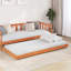 Solid Wood Pine Bed Frame Wooden Bed Base Multi Sizes-1228293358