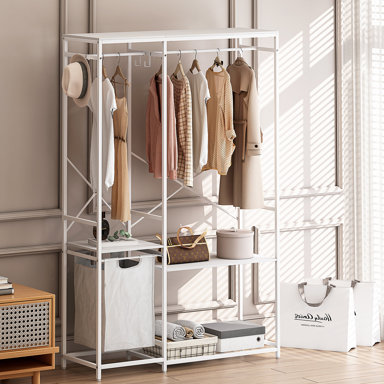 Rebrilliant Nebras 47.24'' Clothes Rack - Wayfair Canada