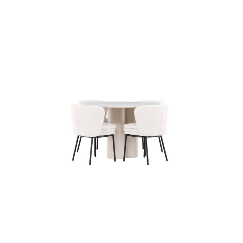 Sussex 4 - Person Dining Set, Beige