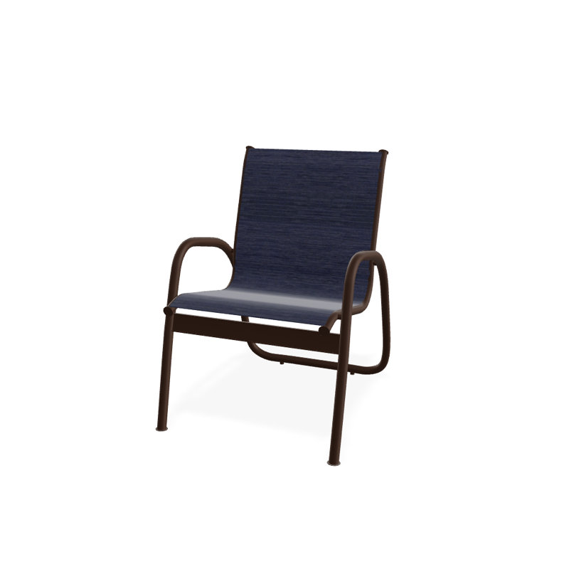 Fauteuil de patio Gardenella, Kona texturé, Collectionnez l'indigo