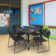 Kee Mobile Square Breakroom Table and Chair Set