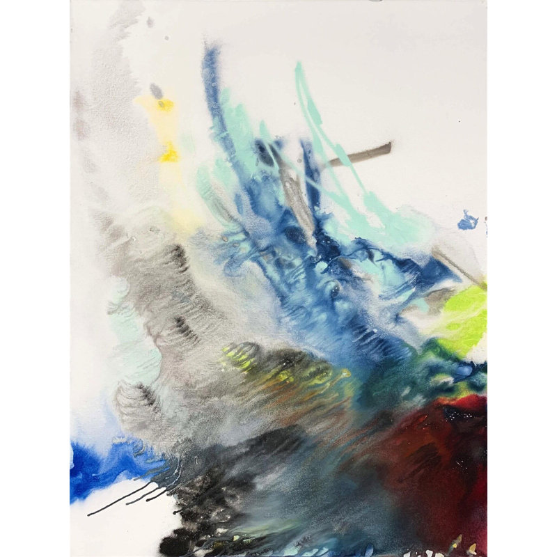«Burn» par John Beard, reproduction d'art sur toile tendue, H 60 po x l 40 po x P 1,5 po, Toile non encadrée