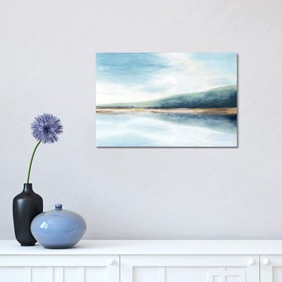 By The Water II par Eva Watts - Estampe numérique sur toile tendue avec châssis