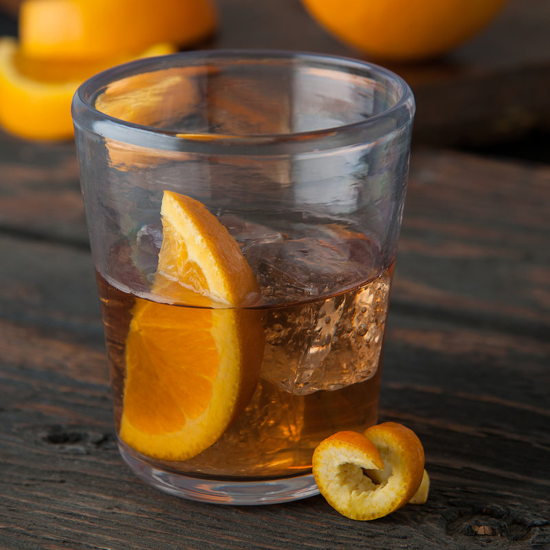14 oz Plastique verre à whisky, Transparent
